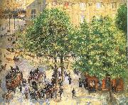 Camille Pissarro Paris spring sunshine streetscape Spain oil painting artist